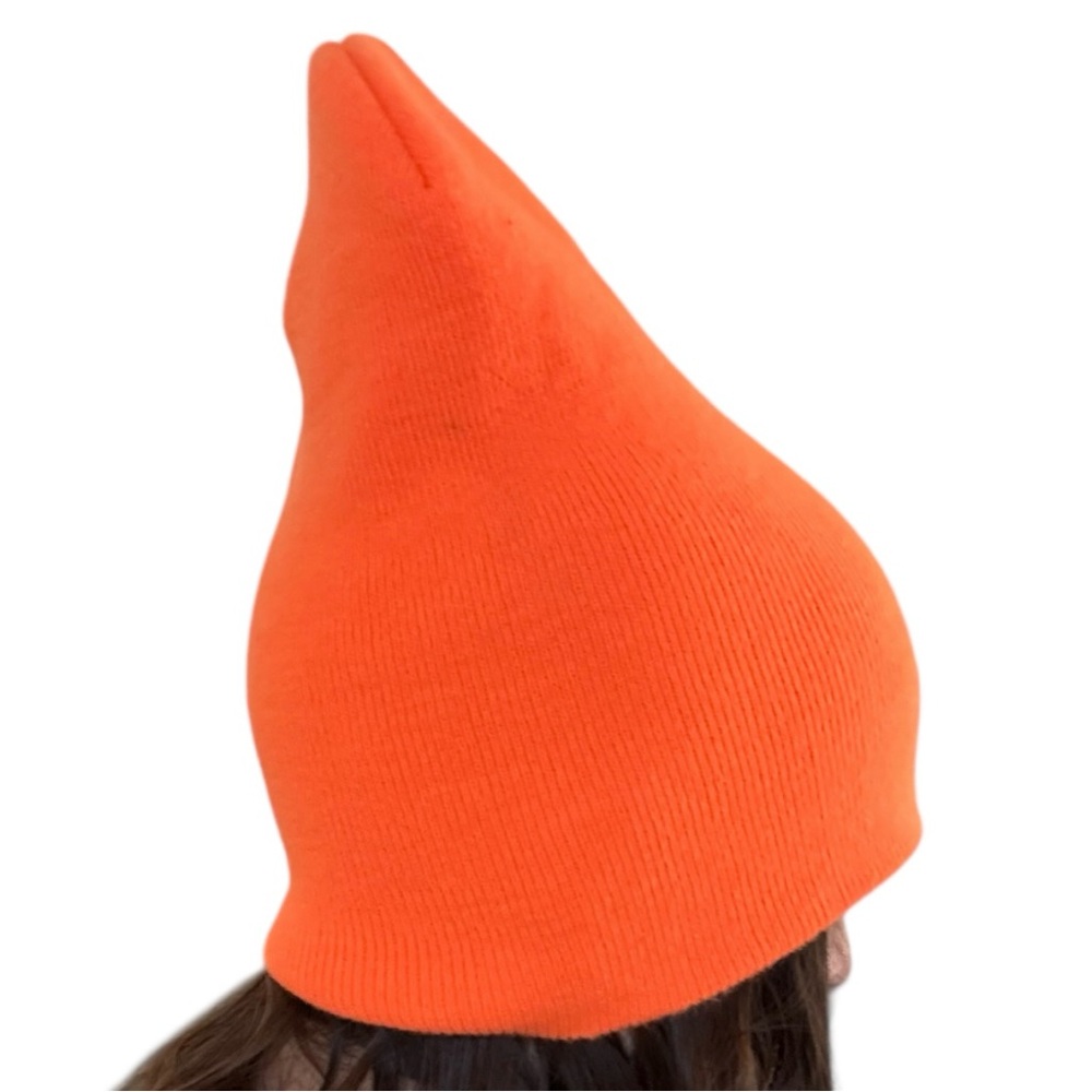 Bright Orange Knit Beanie